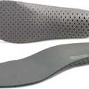 Knixmax Men's Sport Shoe Insoles, Comfort Thin Cushioning Orthotic Sneaker Inserts for Man, Breathable Running Innersoles Replacement Boot Liners Grey EU 41