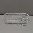 1PCS Sponge Holder for Kitchen Sink with Suction Cups, in-Sink Sponge Holder, Wall Hanging Caddy Organizer Drain Rack Tray -Dish Cloth, Brush, Scrubber-304 Stainless Steel No Drill for Bathroom