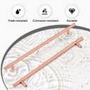 30 Pack Rose Gold Cabinet Handles and Knobs - 10 Inch (256mm) Hole Centers Solid Stainless Steel Kitchen Cabinet Hardware Pulls for Drawers, Dressers & Cabinets - Modern Cabinet Handles