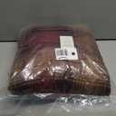 Eddie Bauer - Blanket, Super Soft Reversible Sherpa & Brushed Fleece Bedding, Ideal Throw Blankets for Couch, Plaid Home Design (Nordic Raisin)