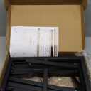 Fomcet 8FT x 8FT Backdrop Stand Heavy Duty with Base, Black Portable Adjustable Pipe and Drape Backdrop Stand Kit, Square Metal Arch Party Frame for Wedding Birthday Parties Banquet Decorations