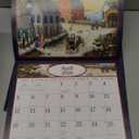 Lang Linda Nelson Stocks 2026 Wall Calendar  13.4  12, 12-Month Calendar with Stapled Binding, Linen-Embossed Americana Art, Nostalgic Small-Town & Countryside Scenes