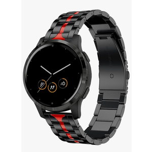 YEEJOK Vivoactive 4S Band Metal, Venu 3S/2S Bands, Compatible for Fossil Watch Bands 18mm, Enameled Stainless Steel Band Compatible for Fossil Women's Gen 6/5E 42mm Smart Watch Strap Replacement
