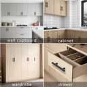 4 x 10 Pack 5 Inch Cabinet Pulls Matte Black Stainless Steel for Cabinet, Kitchen Drawer Pulls Cabinet Handles for Cabinets Cupboard, 5''Length, 3''Hole Center (Round)