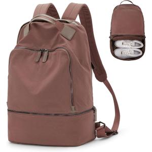 Gym Backpack for Women Waterproof Small Gym Bag With Shoe Compartment Sports Essentials Cheer Backpack with Wet Dry Pocket,Pink