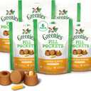 Greenies Pill Pockets for Dogs Large Size, Soft Dog Treats, Chicken Flavor, (6) 7.9 oz. Pouches (180 Treats Total), Best By: 02/17/2026