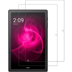 2-Pack Screen Protector Compatible with T-Mobile REVVL Tab 5G 10.36", HD Tempered Glass Anti-Fingerprints Bubble-Free Easy Installation 9H Hardness