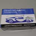 Single Din Car Stereo Bluetooth Multimedia Audio Receiver, 1 Din Car Radio with Hands Free Calling, 2 USB/AUX FM Radio TF Input Multi Color LCD Display Fast Charging MP3 Player