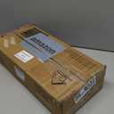 QEEIG Bathroom Floating Shelves for Wall - 15.7" Wall Mounted Shelf Over Toilet Farmhouse Home Decor Display Bookshelf Small 15.7 x 6.7 inch Set of 2, White (008-40W)