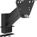 Stake Pocket Spare Tire Carrier Mount,Trailer Spare Tire Mount,Fits Most 4 & 5 & 6 & 8 Lugs Wheels on 4",4.25", 4.5'', 4.75'', 5", 5.5",6" or 6.5" Bolt Patterns,Heavy Duty Powder Coat