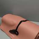 Retrospec Solana Yoga Mat Thick 1/2in Non-Slip Workout Mat with Nylon Strap - 72x24in Exercise Mat for Pilates, Stretching & Fitness - BPA Free, Easy Clean (Rose)