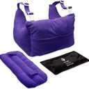Zomaple Mastectomy Pillow - Post Surgery Pillow, Mastectomy Recovery Must Haves, Breast for After Heart Surgery, Reduction & Augmentation Patients Sleeping, Recovery Seatbelt Protection-Surgery Gift (Imperial Purple)
