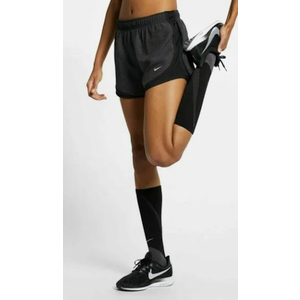 Nike Women's Dri-FIT Tempo Heathered 3" Running Shorts Gray Black, Size L