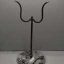 Metal Round Side Table, Modern Accent Small Drink Table, Coffee Martini Table for Small Spaces, Living Room, Bedroom, Corners