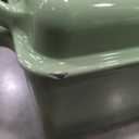 Enameled Cast Iron Dutch Oven, Oblong Bread Oven for Sourdough Bread Baking, Baking Pan, Dual Handles, Oven Safe, 4 Quart, Pistachio Green