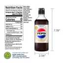 SodaStream Caffeine Free Diet Pepsi New Pour Bottle Beverage Mix (440ml, Pack of 4) (EXP 12/22/26)