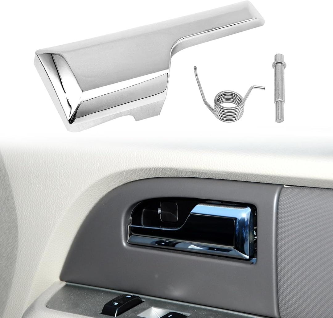 Vrasly Right Passenger Side Interior Door Handle Front Or Rear, Compatible with 2007-2017 Ford Expedition Lincoln Navigator Right Passenger Side for DHA49646 8L1Z7821818A
