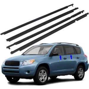 Outside Window Weatherstrip Moulding Trim Seal Belt Replacement for 2006-2008 RAV4