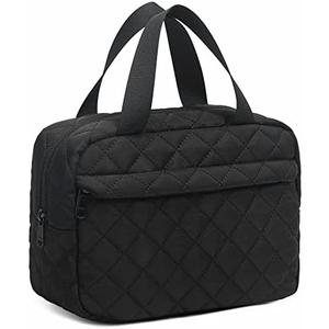 Makeup Bag for Women Cosmetic Bag Large Make Up Organizer Travel Toiletry Bags Waterproof Zipper Tote Pouch Purse for Girls