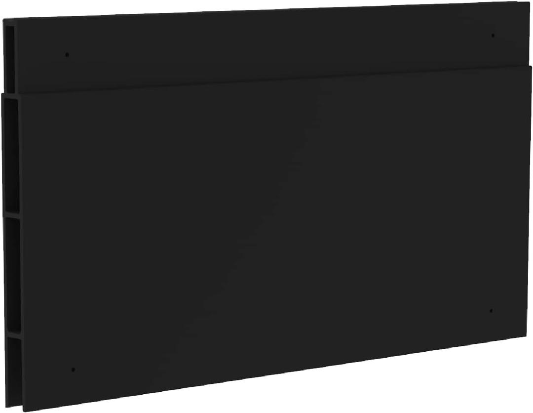 Patio Pet Door 3.9 Height Extension, Fits Screen Insert Panel for Large Doors, Black