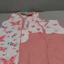 Yoofoss Baby Sleep Sack 0-6 Months Baby Wearable Blanket 100% Organic Cotton 2-Way Zipper TOG 0.5 Toddler Sleeping Sack 3 Pack Lightweight Sleep Sacks for Babies (Small, Pink & Heart & Butterfly)