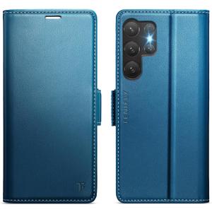 for Samsung Galaxy S26 Ultra Case Wallet with RFID Blocking Card Holder, PU Leather Kickstand Protective Flip Phone Cover Fit for Galaxy S26 Ultra 6.9", Blue