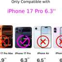 Fall Leaves Pumpkin Acorns Phone Case Compatible with iPhone 17 Pro, Aesthetic Autumn Halloween Phone Cover for iPhone 17 Pro