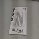 OMOTON Bluetooth Keyboard for Tablet/Android/Windows/iOS, with 7 Colors Backlight Rechargeable Wireless Mini Keyboard for Galaxy Tab A9+ / S9 FE / S10 / S11 / A11 Series etc, Black