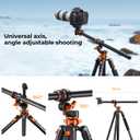 K&F CONCEPT 90''/230cm Ultra High Horizontal Overhead Camera Tripod