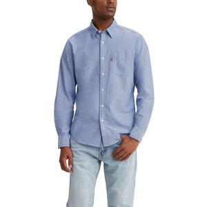 Levi's Men's Classic 1 Pocket Long Sleeve Button Up Shirt (L)