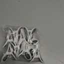 10 Pack Magnetic Chip Clips, Bag Clips, Food Clip, Plastic White Snack Clip with Magnet for Refrigerator