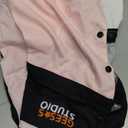 2 Piece Outfits for Women Varsity Jacket Skirt Sets Birthday Club Going Out Outfits Lightweight Motorcycle Outfit Streetwear Pink Size L