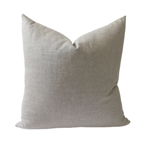 Cotton Pillowcases - Set of 2, Grey Color, Size 17x17
