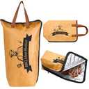 Pack of 3 Xbanya BBQ Blanket for Resting Meat - Insulated Bag for Juicy Results, Large Capacity, Robust Zipper Closure - Barbeque Blanket