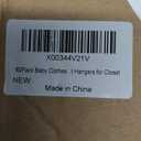 GoodtoU Baby Hangers Plastic Infant Hangers Clothing Toddler Hanger 100 Pack for Nursery Children Hanger White