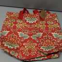 Maison d' Hermine Canvas Tote Bag for Women Cotton Canvas Reusable Shoulder Grocery Bags Handle Travel Easter Gifts (54 - Marquise - Red)