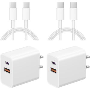 iPhone 17 16 Charger Fast Charging USB C Chargers Block Type C Chargers USB C Cord with iPhone Air/17/17 Plus/17 Pro/17 Pro Max/16/16e/16 Plus/16 Pro/16 Pro Max/15/15 Plus/15 Pro Max,Samsung