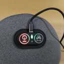 3 in 1 Back Massager, Electric Lumbar Support Pillow, Triple Fusion Back Massager for Pain Relief Deep Tissue, with Traction, Vibration & Heat and Against for Lower Backs&Spine Support (Black)