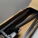 Amazon Basics Metal Bed Frame(Box Spring Required), 9-Leg Base for Box Spring and Mattress, Full, Tool-Free Easy Assembly, Black