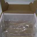 3-Tiers Assembled Back Bar Bottle Rack Display, Clear Acrylic Stand Riser 15x6x12 inches