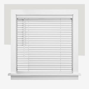 CHICOLOGY Cordless Mini Blinds, 1 Inch Vinyl Window Blinds, Room Darkening & Privacy, Easy Install with Adhesive Brackets, Child Safe, for Windows, Doors & Campers, Midnight White,34" W x 48" H