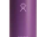 Hydro Flask Travel Coffee Cup  Insulated Stainless Steel, Non-Spill, Leak Resistant to-Go Tumbler 16 Oz Beachplum Purple