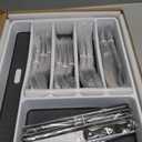 49-Piece Silverware Set with Organizer, Heavy Duty Stainless Steel Flatware Set for 8, Cutlery Utensil Sets with Steak Knives, Rust-proof, Mirror Polished, Dishwasher Safe, Heavy Duty