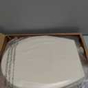 Bemis 500EC Durable Wood Toilet Seat with Easy Clean Hinges, Made in USA, Round, Bone