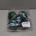 Emopeak 4Pcs Christmas Balls Ornaments for Xmas Christmas Tree - 4 Style Shatterproof Christmas Tree Decorations Hanging Ball for Holiday Wedding Party Decoration (Dark Green, 4"/10CM)