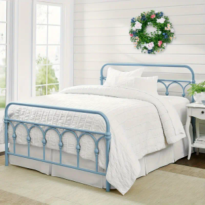White Queen Size Luxury Tailored Bed Skirt 15 Inch Drop Length, Pleated Style with Split Corners, 100% Brushed Microfiber, Pleated Bed Skirt