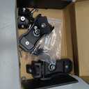 Seven Sparta Upgraded Locking Hood Latches for Jeep Wrangler JL/JLU 2018-2025 & Gladiator JT 2020-2025, with Keys & Anti-Theft Screws - Aluminum Locking Hood Catch, 1 Pair, Streamlined