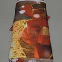 10x8FT Polyester Fabric Winter Christmas Rustic Barn Wood Door Photography Backdrop Xmas Tree Snow Background Banner for Family Holiday Party Decoration Supplies Photo Studio Props Pictures