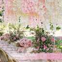 40 Pack White Pink Wisteria Hanging Flowers, Fake Flowers for Decoration, Artificial Hanging Flowers,Vines for Bedroom,Flower Garland for Home,Party,Garden, Wall,Wedding Decoration(3.6 Ft/Pcs)