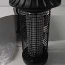 Buzbug LED Bug Zapper Indoor Outdoor, 10 Years Lifespan, 6.5ft Power Cord, IPX4 Waterproof, High-Voltage, Mosquito Zapper, Fly Trap Mosquito Trap, Fly Killer Fly Zapper -MO008C (New Black)